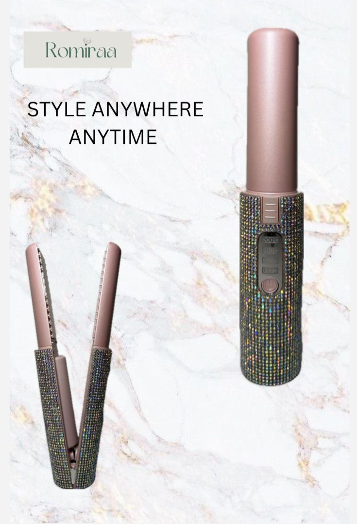Gemstone Wireless Hair Straightener