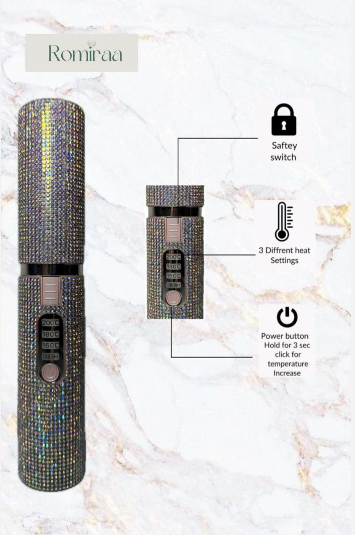 Gemstone Wireless Hair Straightener