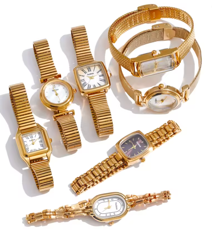 7 style Gold Watch
