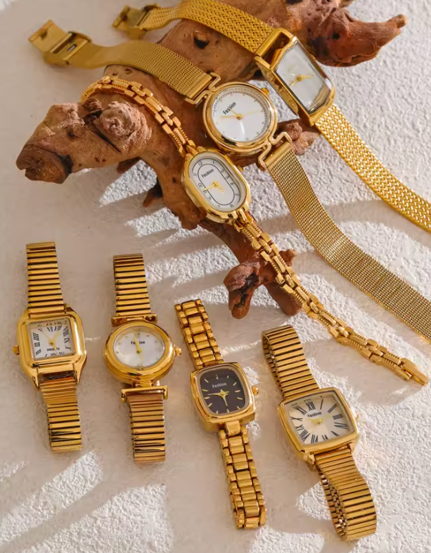 7 style Gold Watch