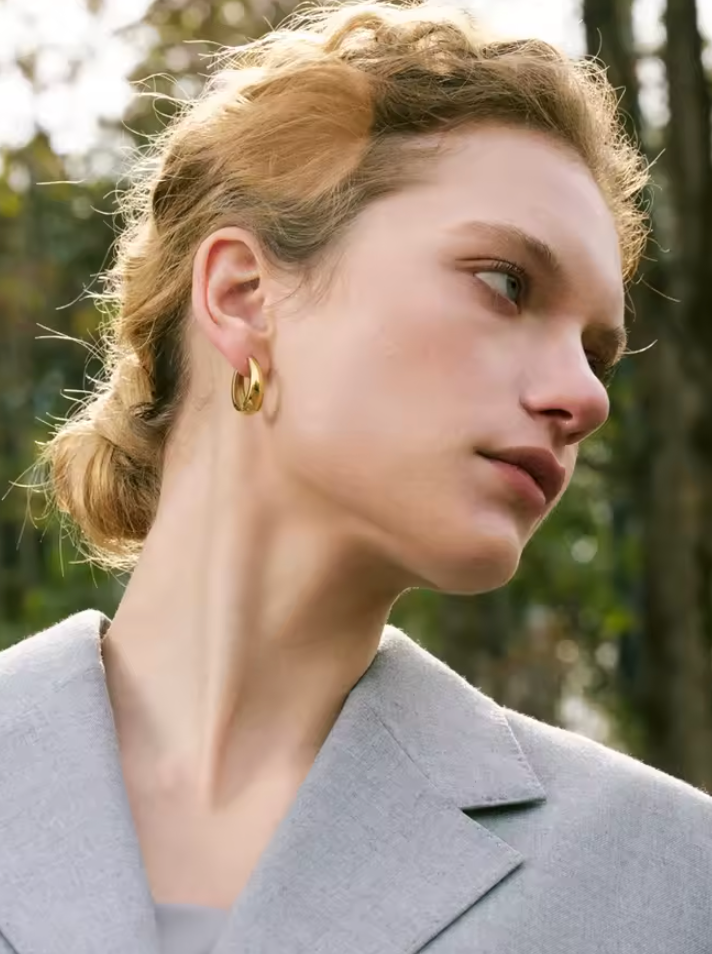 U shape Hoop Earrings