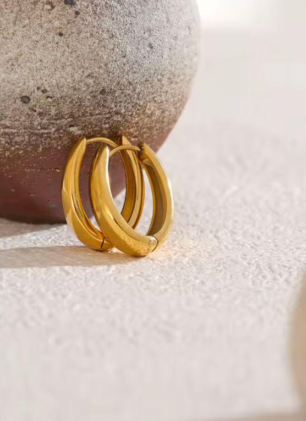U shape Hoop Earrings