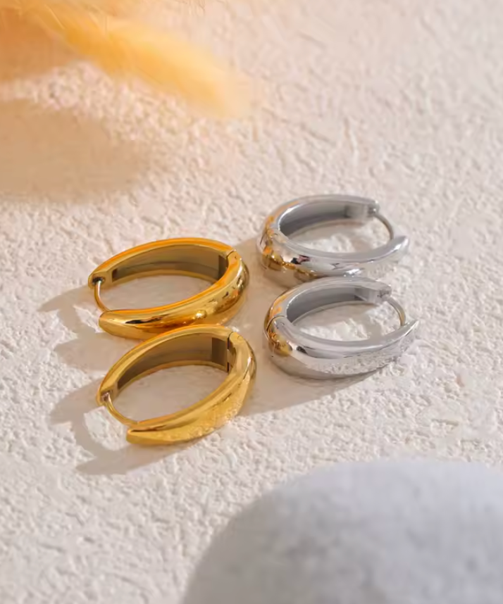 U shape Hoop Earrings
