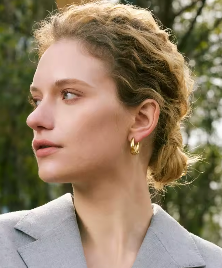 U shape Hoop Earrings