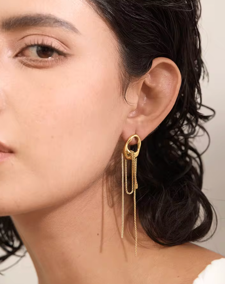Chain Drop Dangle Earrings