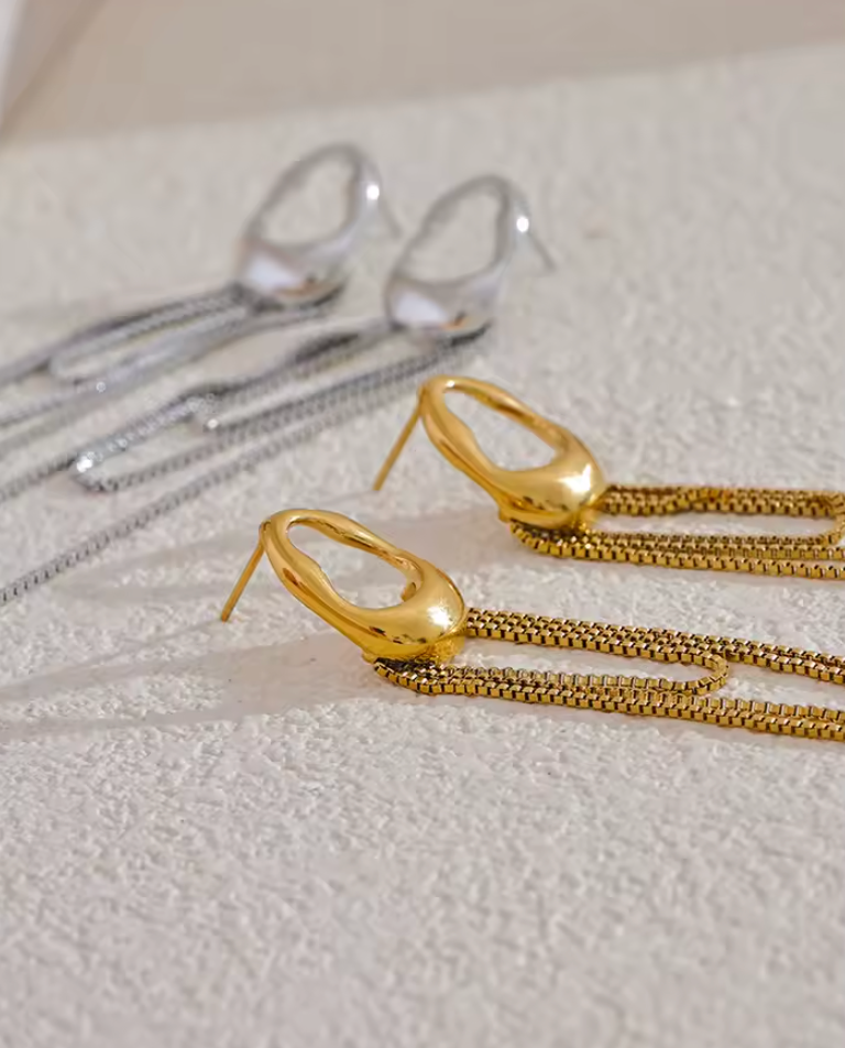 Chain Drop Dangle Earrings