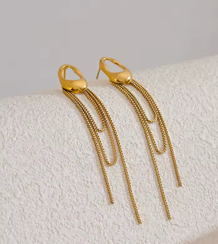 Chain Drop Dangle Earrings