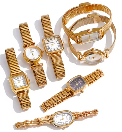 7 style Gold Watch