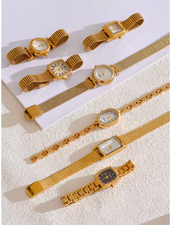7 style Gold Watch