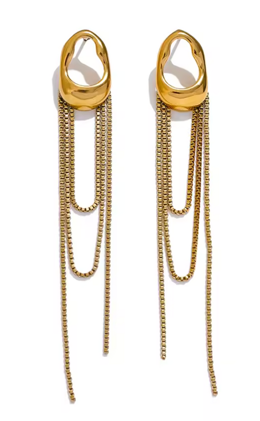 Chain Drop Dangle Earrings