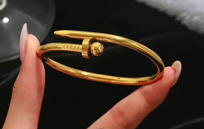 5 trendy Steel Gold Bracelet